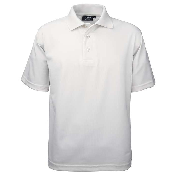 AKWA 1342-AQD Men's Aqua-Dry Polo - White