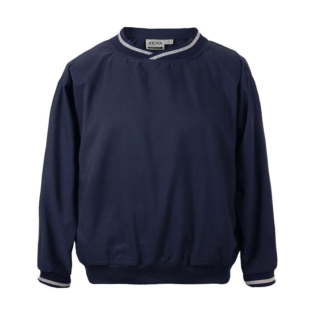 AKWA 9013-MFI Microfiber Pullover Windshirt - Navy