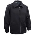 AKWA 9679-SSF Men's Soft Shell Fleece Full Zip Jacket - Black