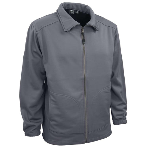 AKWA 9679-SSF Men's Soft Shell Fleece Full Zip Jacket - Charcoal