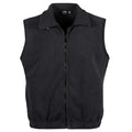 AKWA 9689-MFL Men's Microfleece Full Zip Vest - Black