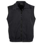 AKWA 9689-MFL Men's Microfleece Full Zip Vest - Black